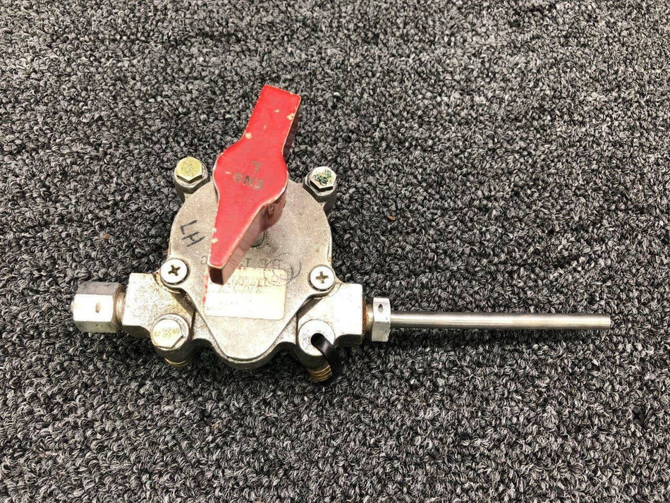 HE7001-7 Beechcraft 58 Fuel Selector Control Box Assy LH W/ Handle BAS Part Sales | Airplane Parts