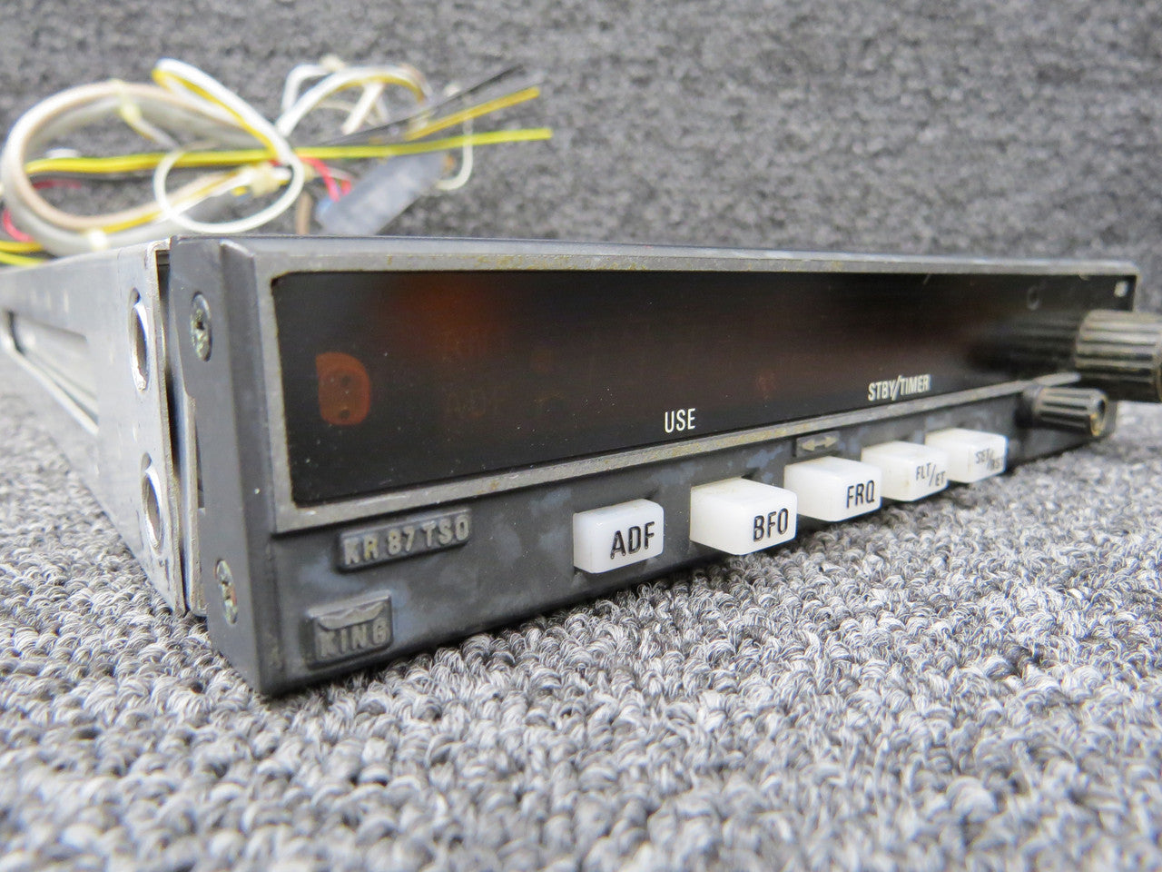 066-1072-00 King Radio KR-87 ADF Receiver with Tray and Mods