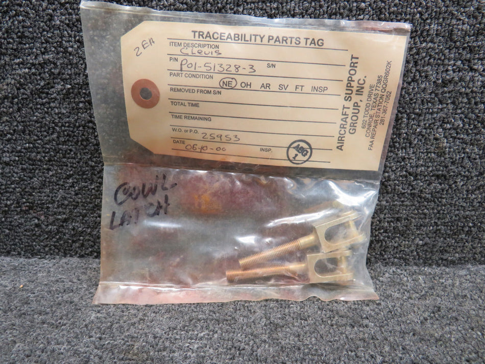 P01-51328-3 Clevis Set (New Old Stock)