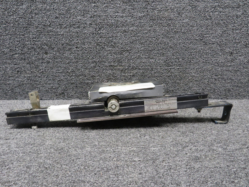 1X244 Mitchell Pitch Servo with Link Assembly Worn Data Plate