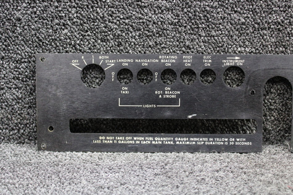 169-324081-1, 169-324081-3 Beechcraft Circuit Breaker Panel Cover Set