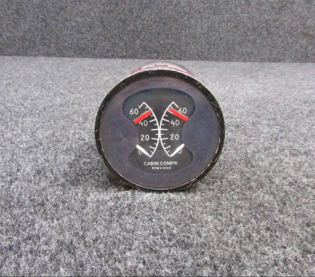 B5550051-1 Midway Aircraft Cabin Compression Indicator (0-10V) BAS Part Sales | Airplane Parts