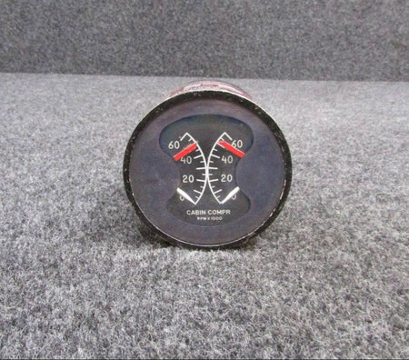 B5550051-1 Midway Aircraft Cabin Compression Indicator (0-10V) BAS Part Sales | Airplane Parts