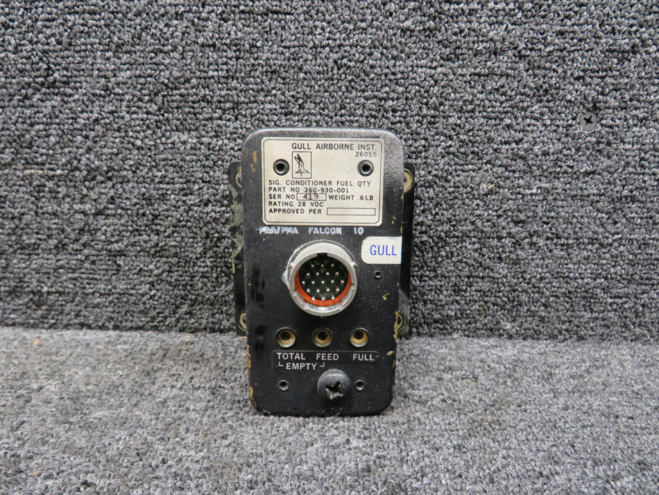 360-930-001 Gull Airborne Fuel Quantity Signal Conditioner