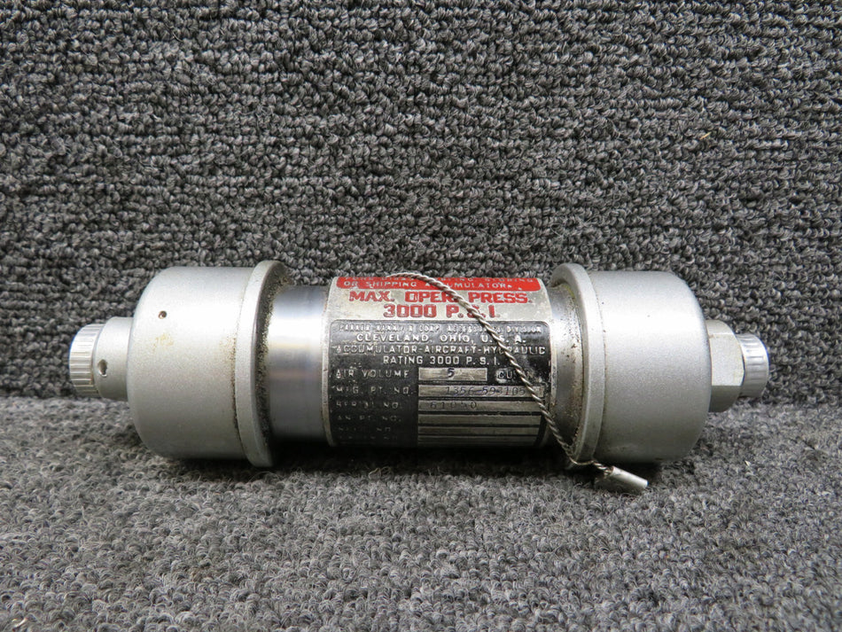 1356-593105 Parker Hannifin Hydraulic Accumulator (New Old Stock)