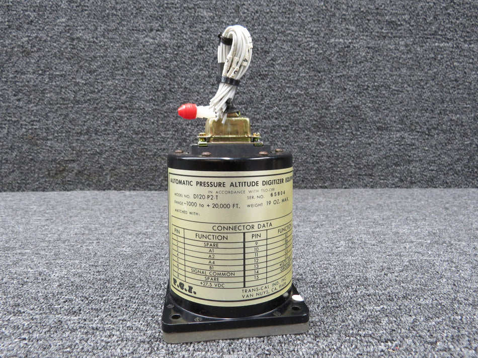D120-P2-T TCI Automatic Pressure Altitude Digitizer (Volts: 14-28)