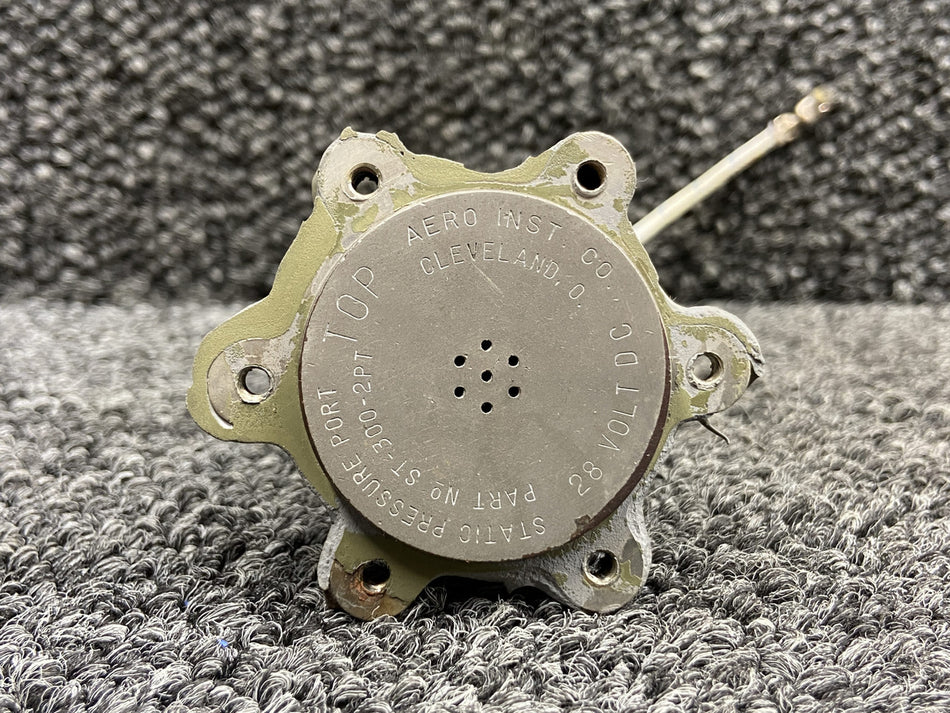ST-300-2PT Aero Instruments Static Pressure Port Assembly (28V)