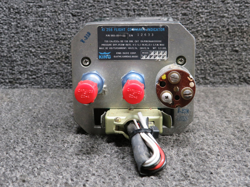 060-0017-00 King Radio KI-256 Flight Command Indicator with Mods (14 or 28V)