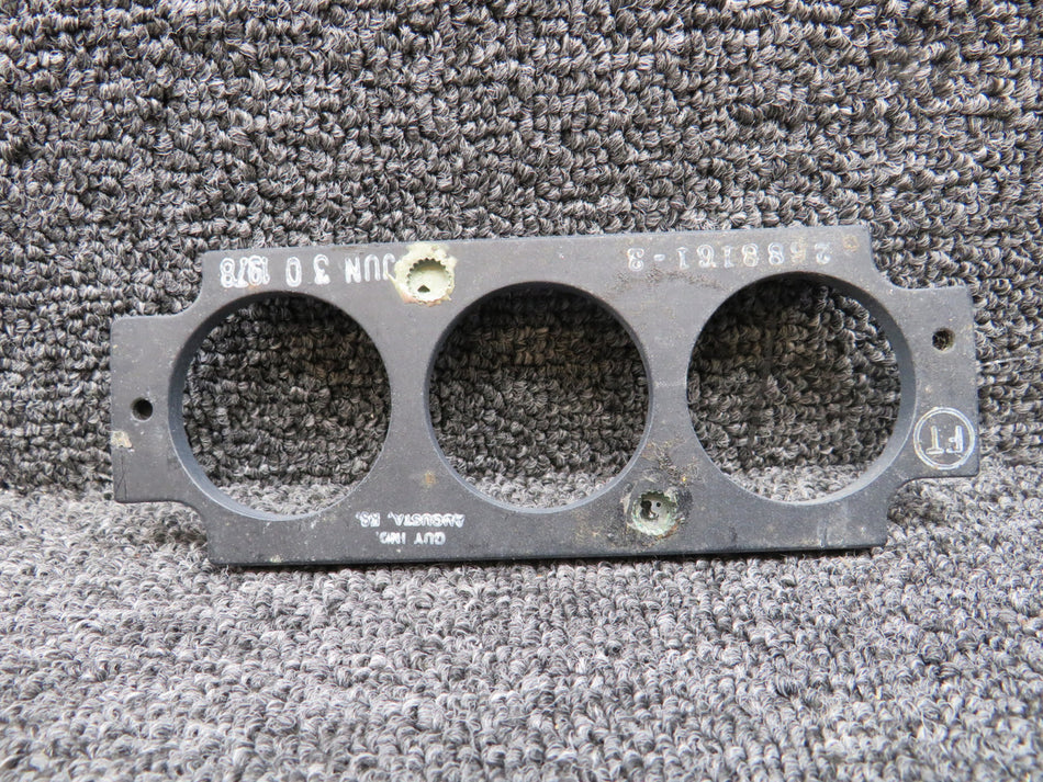 2688161-3 Indicator Cluster Panel Face Plate