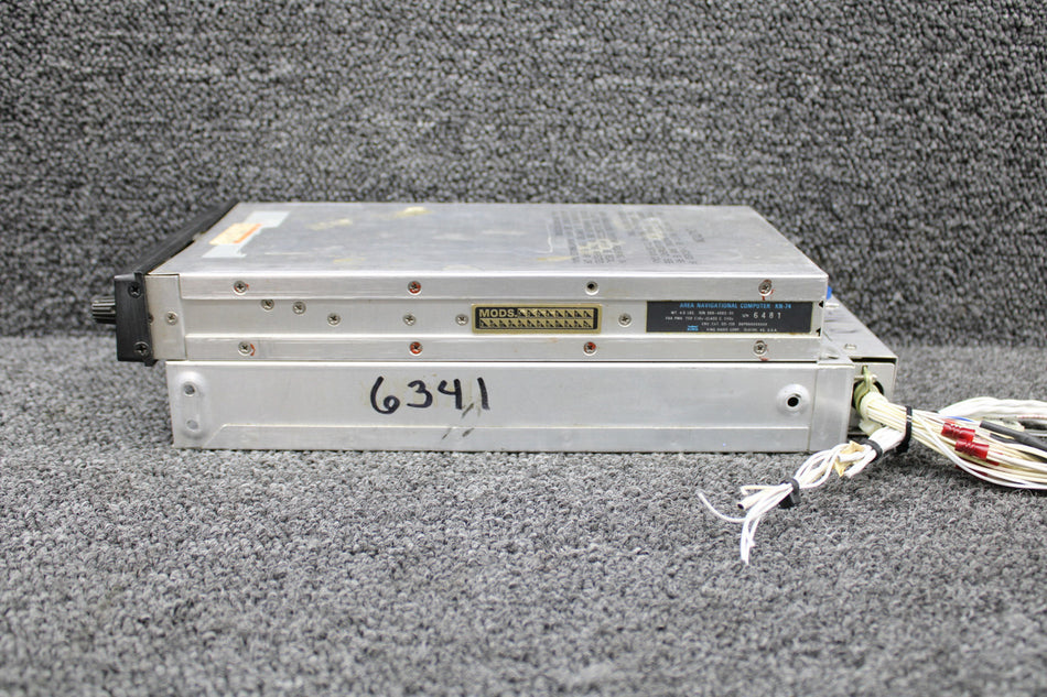 066-4003-00 King Radio KN-74 Area Navigational Computer w Tray and Modifications