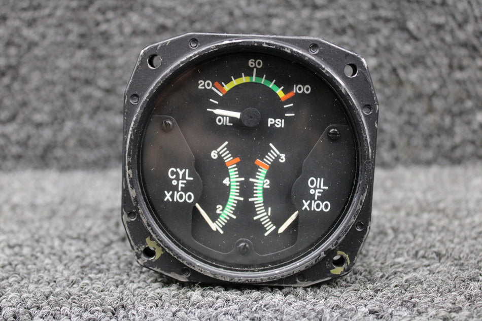 IU378-005-22 Edo-Aire IU378 Engine Tri-Engine Gauge Indicator (28V)
