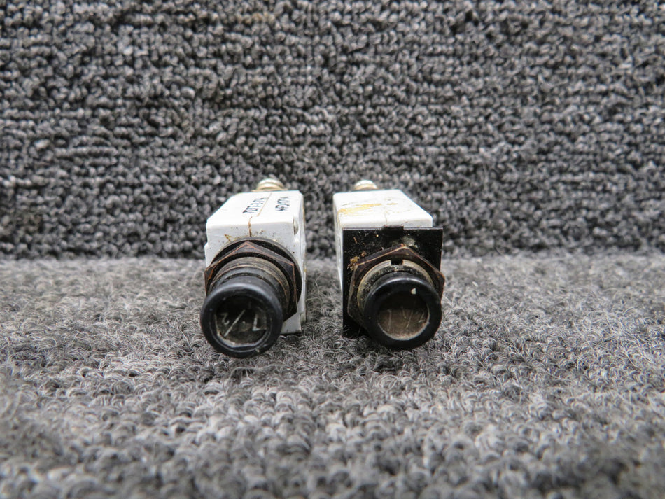 7277-2-7-1-2 Klixon 1075A Push Breaker Set of 2