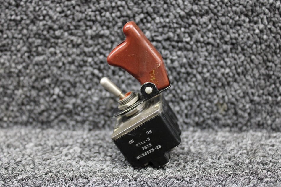 4TL1-3 (Alt: MS24525-23) Micro Switch Toggle Switch with Cover