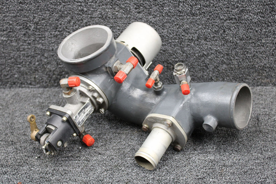 LW-13776 Lycoming TIO-540-R2AD Turbocharger Exhaust Valve Assembly with Nozzle