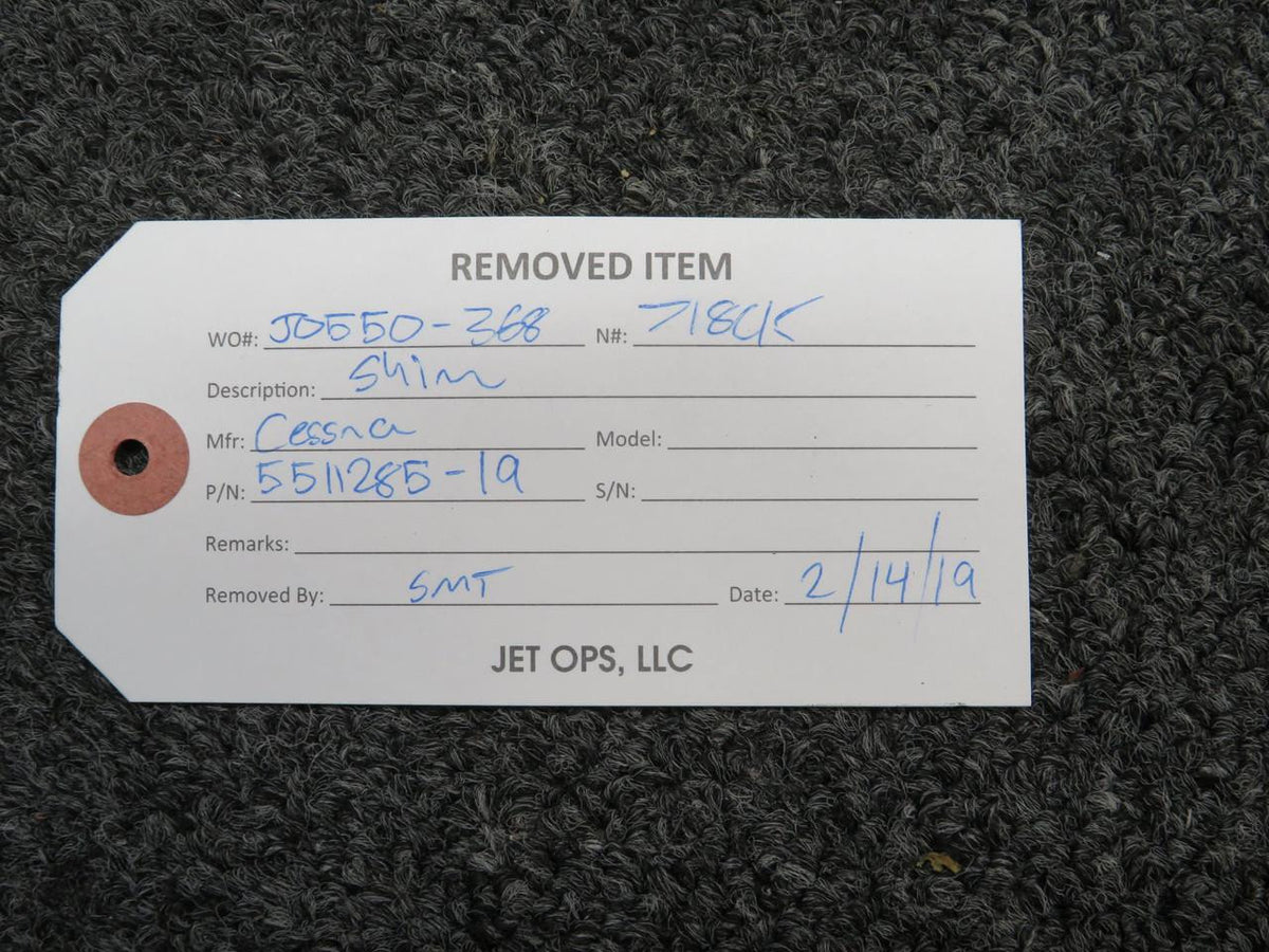Does Not Apply 5511285-19 Cessna Citation Shim Assembly