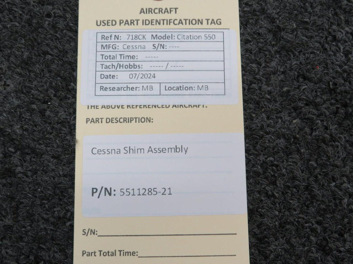 Does Not Apply 5511285-21 Cessna Shim Assembly