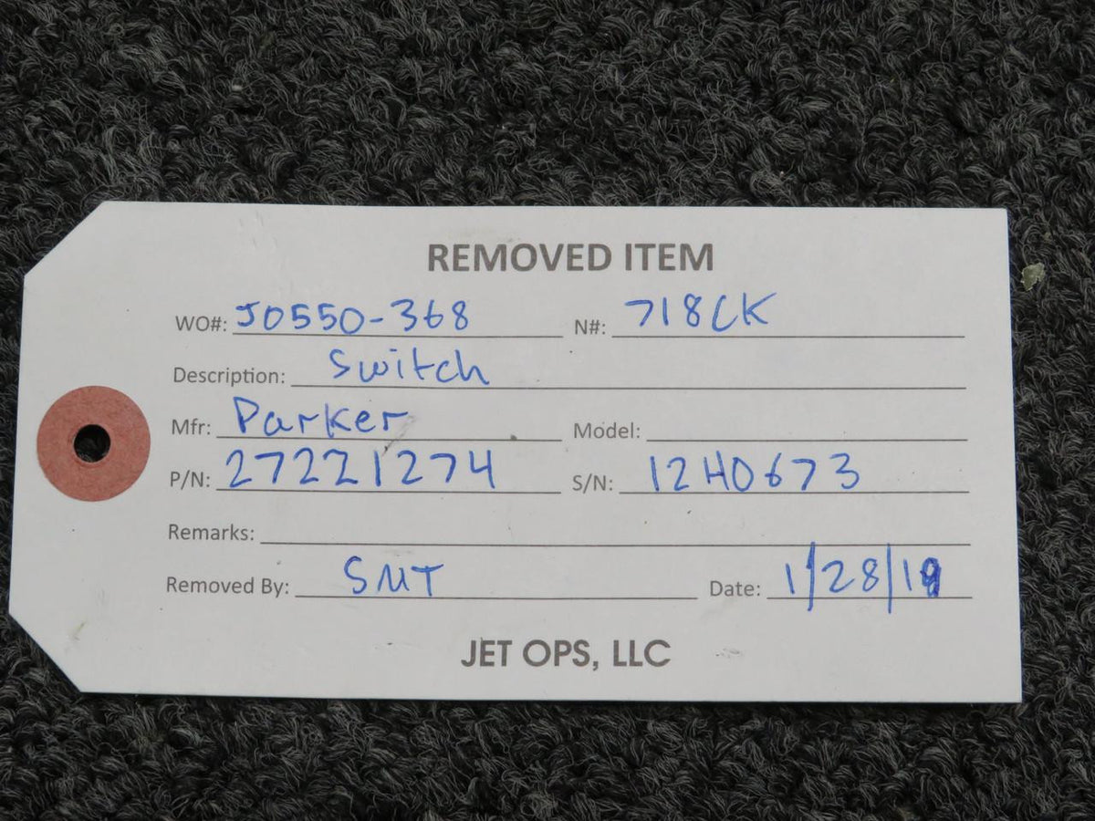Does Not Apply 551412071 Cessna Citation Exhaust Duct Assembly with Switch