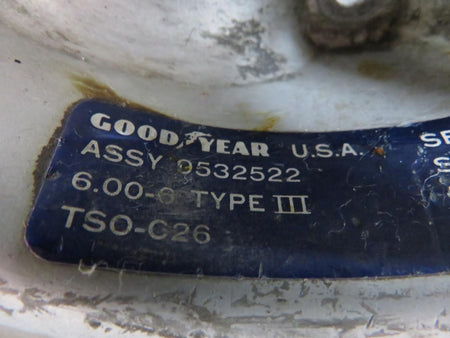 Goodyear 9532522 Goodyear 6.00-6 Wheel Assembly
