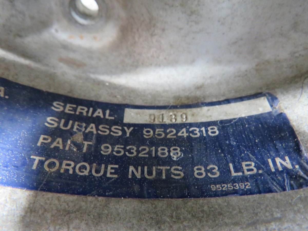 Goodyear 9532522 Goodyear Type III 6.00-6 Wheel Assembly