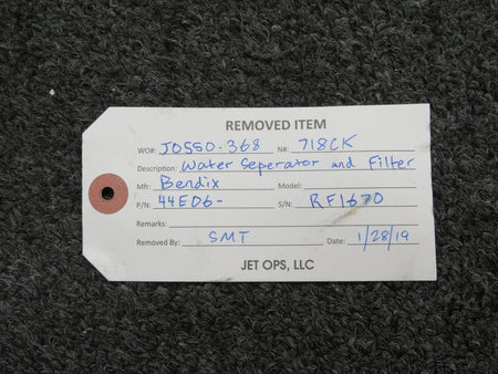 Bendix Airplane Parts & Equipment 44E06-2A Bendix Water Seperator and Filter