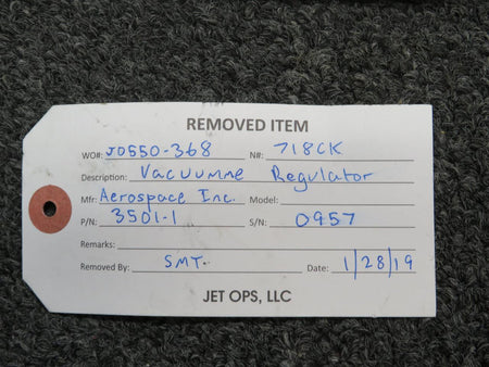 Aerospace 475C-4C Aerospace Manual Shut-Off Pressurization Valve