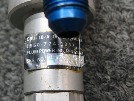 Purtian-Bennett 9912057-6 (Alt: 2440) Purtian-Bennet On-Off Oxygen Valve