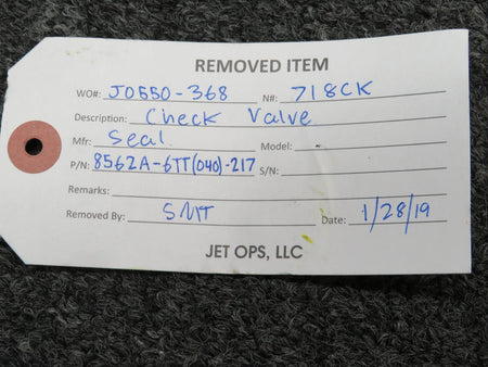 Does Not Apply 262A-6TB (Alt: 85620-6TT-040-217) Check Valve Assembly