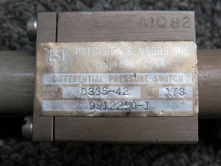Precision Sensors D305-42 Precision Sensors Differential Pressure Switch