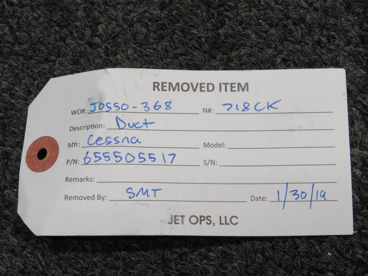 Does Not Apply 655505517 Cessna Citation Duct Assembly
