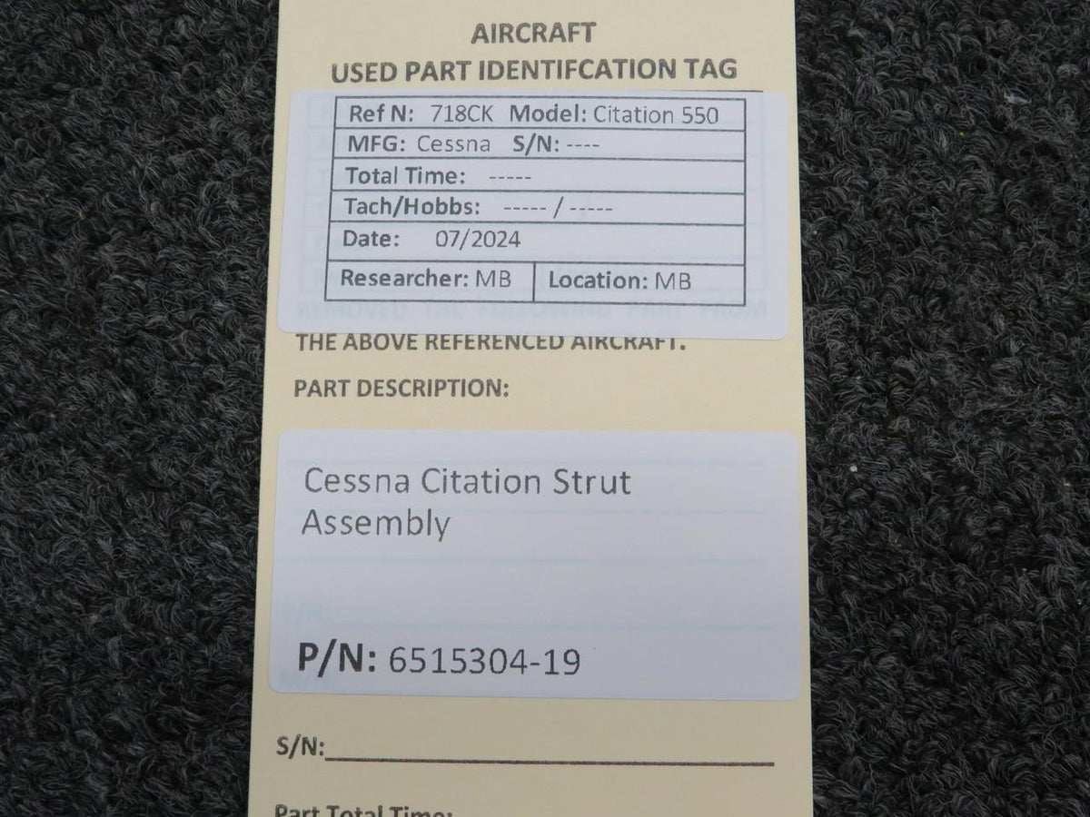 Does Not Apply 6515304-19 Cessna Citation Strut Assembly