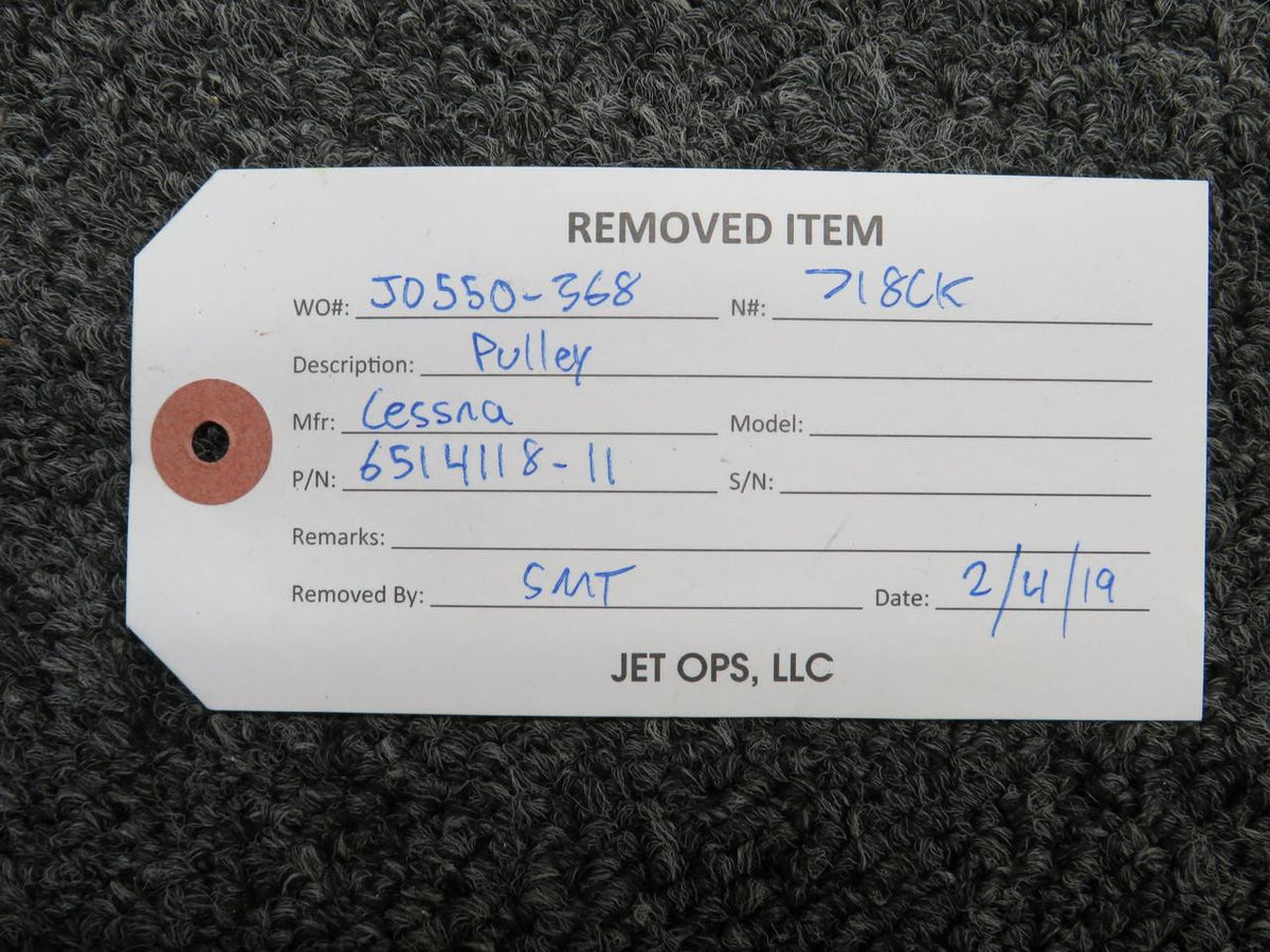 Does Not Apply 6514118-11 Cessna Citation Pulley Assembly