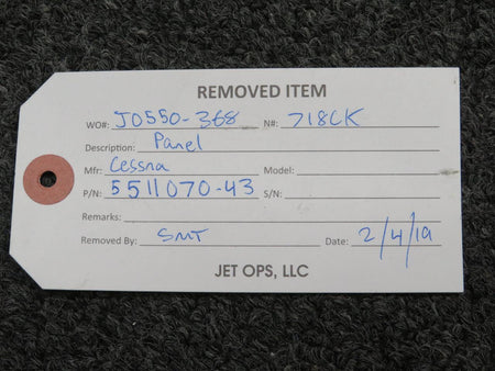 Does Not Apply 5511070-43 Cessna Panel Assembly