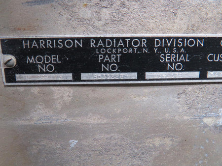 Harrison 8533228 (Alt: 4783100) Harrison HE29-173 Radiator Heat Exchanger