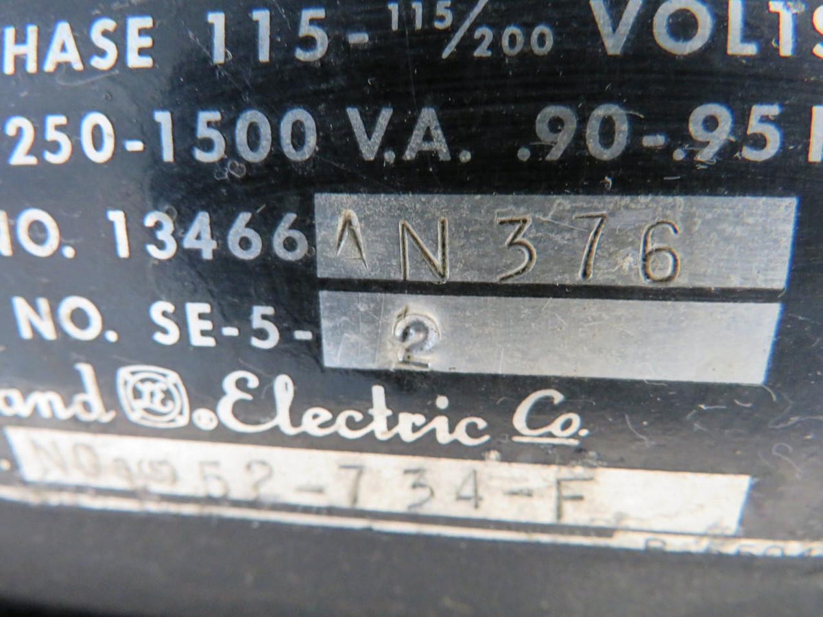 Leland Electrosystems Inc SE-5-2 (Alt: E-1737-1) Leland Electric Inverter (27.5V)