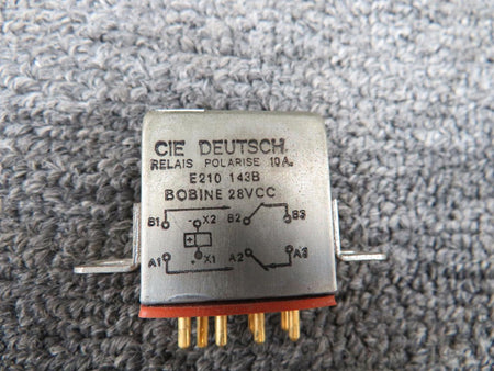 Deutsch Eletronics E210-134B Deutsch Polarized Relay (Volts: 28)