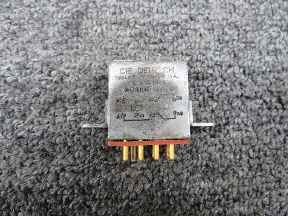 Deutsch Eletronics E210-134B Deutsch Polarized Relay with Silver Pin (Volts: 28)