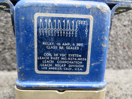 Leach Corp 9274-4024 Leach Relay (10 Amp)