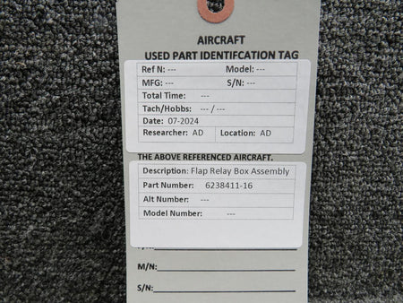 Airesearch 6238411-16 Flap Relay Box Assembly