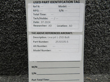 Learjet 2531535-5 Learjet L-25D Bolt