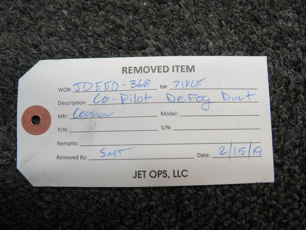 Does Not Apply 5514122-4 Cessna De-Ice Nozzle Kit RH