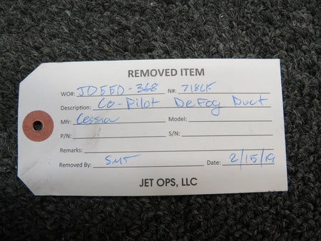 Does Not Apply 5514122-4 Cessna De-Ice Nozzle Kit RH