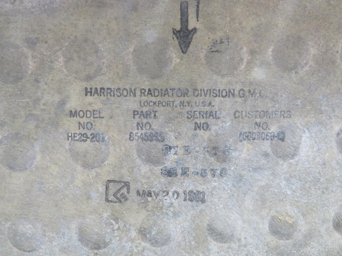 Harrison 8545995 Harrison Engine Oil Heat Exchanger