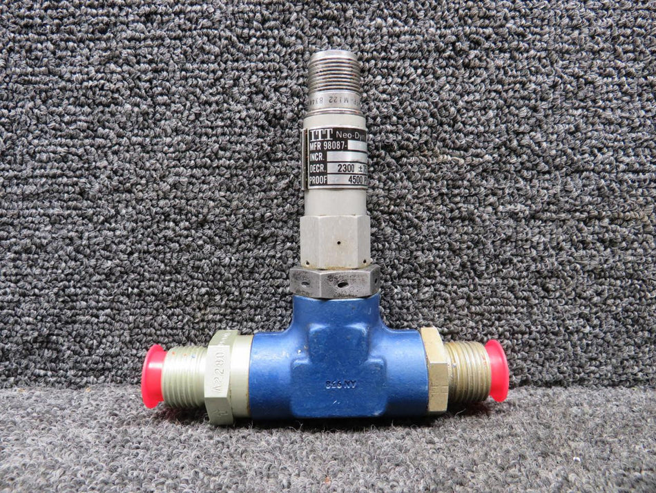 ITT Aerospace 98087-1206P44 (Alt: 9914145-2) ITT Pressure Switch Assembly