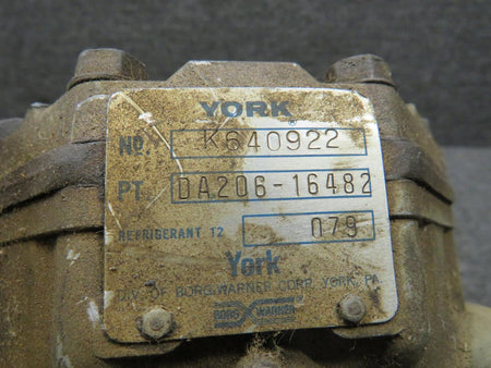 York DA206-16482 York Compressor with Mount