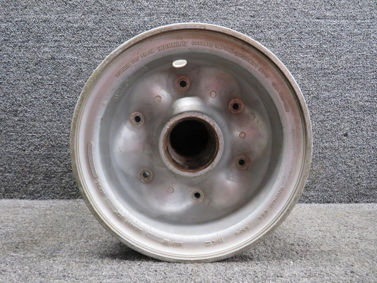 Goodyear 95A2036 (Alt: 96-300001-3) Goodyear Type III 6.50-8 Wheel Assembly