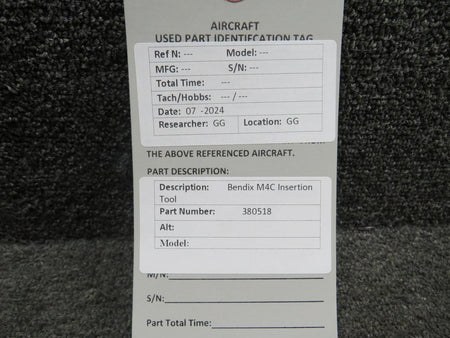 Bendix Airplane Parts & Equipment 380518 Bendix M4C Insertion Tool