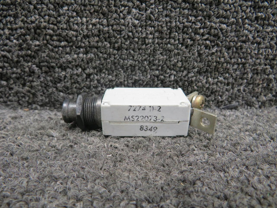 Klixon 7274-11-2 (Alt: MS22073-2) Klixon Circuit Breaker