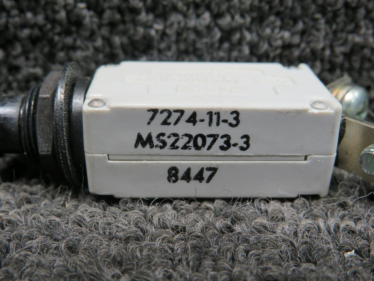 7274-11-3 (Alt: MS22073-3) Klixon Circuit Breaker – BAS Part Sales