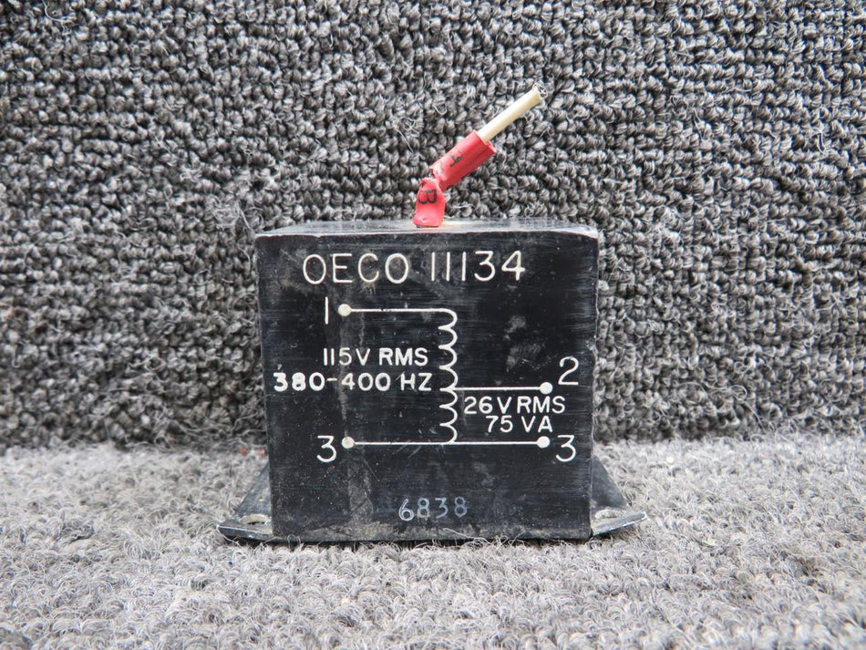 Does Not Apply OECO-11134 Transformer (Bent Mount) (380-400 Hz)