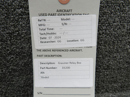 Graviner D1200 Graviner Relay Box